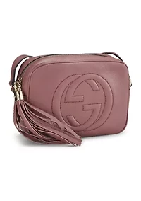 Gucci Pink Leather Soho Disco Bag - FINAL SALE, NO RETURNS