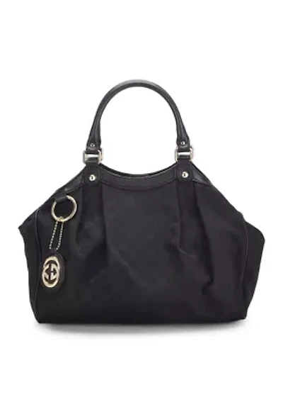 Black Original GG Canvas Sukey Tote - FINAL SALE, NO RETURNS