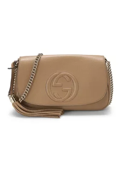 Gucci Beige Leather Soho Crossbody - FINAL SALE, NO RETURNS