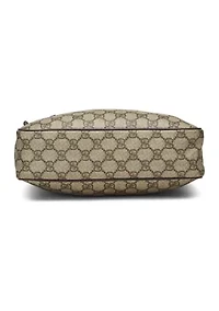 Gucci Brown Coated Canvas Vertical Large Camera Bag - FINAL SALE, NO RETURNS