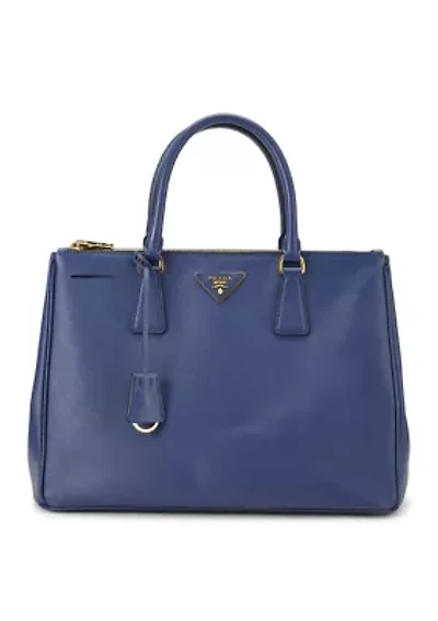 Prada Navy Saffiano Executive Tote Medium - FINAL SALE, NO RETURNS 