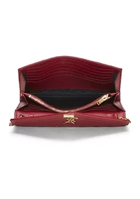 Yves Saint Laurent Grainy Envelope Chain Crossbody Bag - FINAL SALE, NO RETURNS