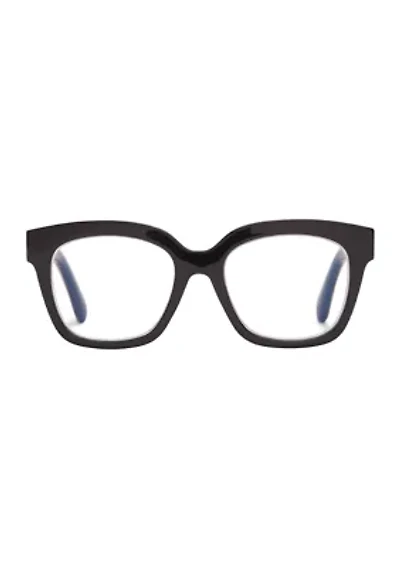 Ava Black Reading Glasses +2.0