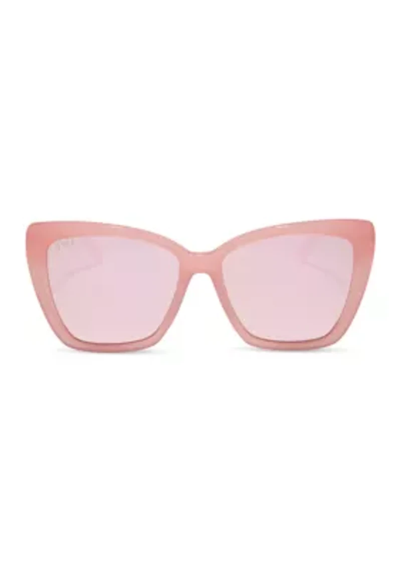 Becky II Peach Sunglasses