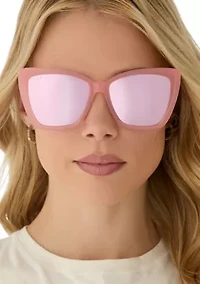 Becky II Peach Sunglasses