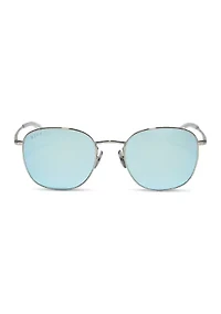 Axel Turquoise Mirror Sunglasses