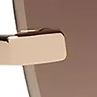 Becky V Gold/Brown Sunglasses