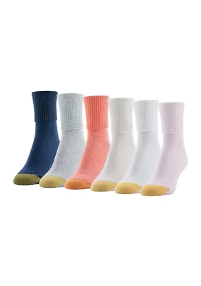 Turn Cuff Socks - Set of 6