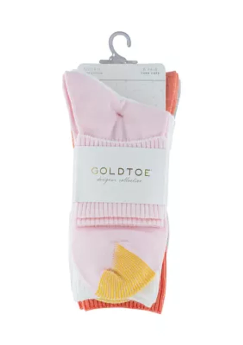 Turn Cuff Socks - Set of 6