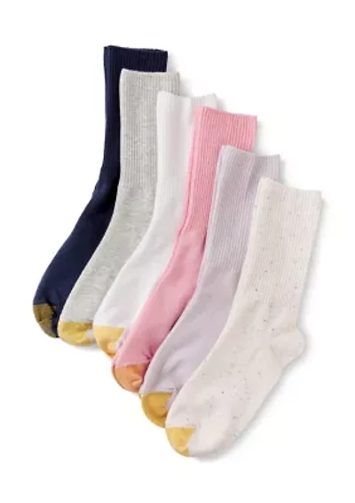 Turn Cuff Socks - Pack of 6