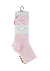 Fishnet Quarter Socks - 6 Pack