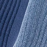 Simple Rib Knit Quarter Socks - Set of 6