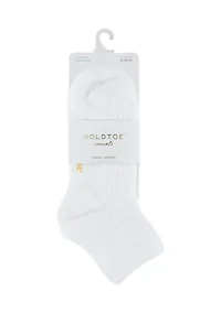 Simple Rib Knit Quarter Socks - Set of 6