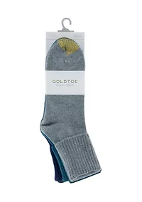 Midweight Turn Cuff Socks - 3 Pack