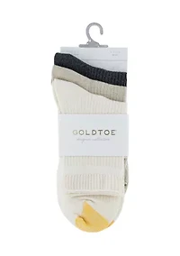 Flared Welt Texture Midi Socks