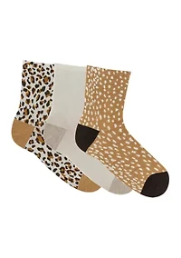 Animal Printed Midi Socks
