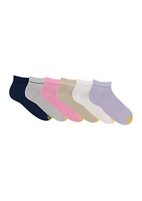 Scalloped Edge Quarter Socks