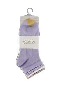 Scalloped Edge Quarter Socks