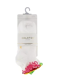 Ribbed Lettuce Edge Ankle Socks Set