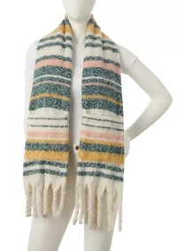 Striped Blanket Scarf