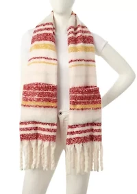 Striped Blanket Scarf