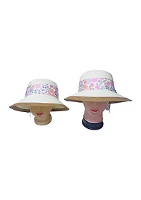 Mommy & Me Floral Bow Hats 