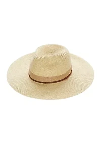 Wide Brim Straw Panama Hat