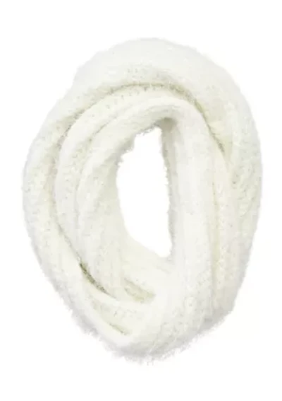 Women's Eyelash Lurex Infinity Scarf