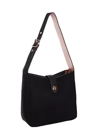 Suede Shoulder Bag