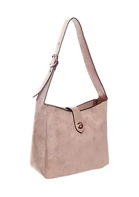 Suede Shoulder Bag