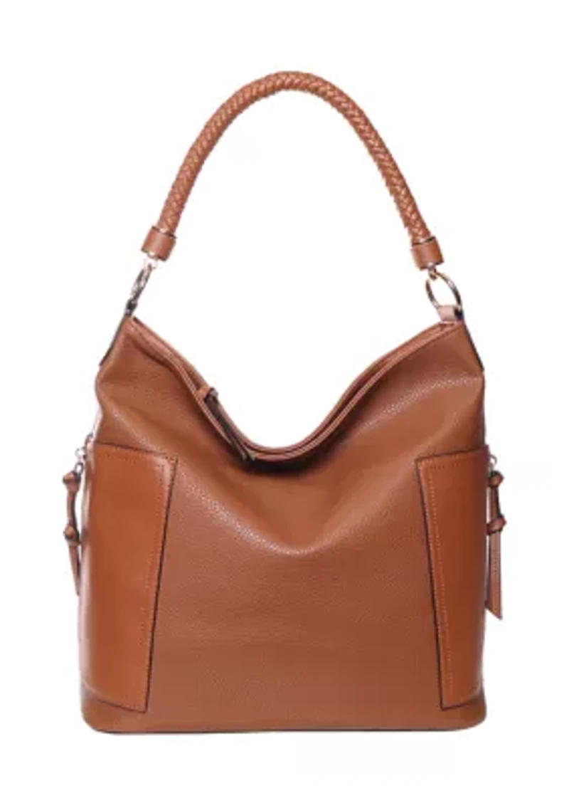 Shoulder Bag with Side Pockets