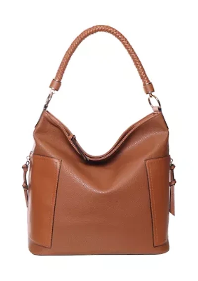 Shoulder Bag with Side Pockets