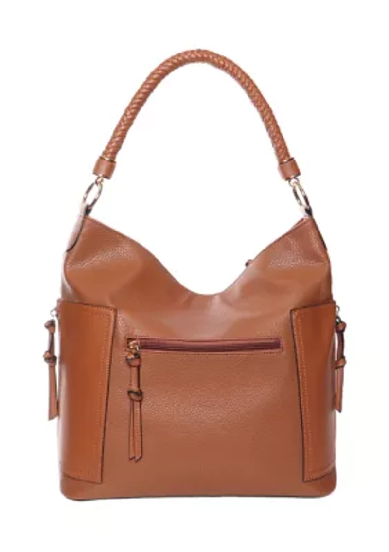 Shoulder Bag with Side Pockets