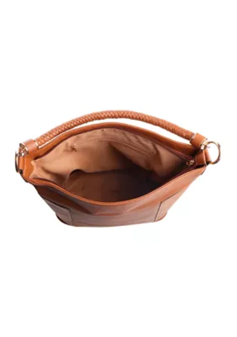 Shoulder Bag with Side Pockets