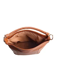 Shoulder Bag with Side Pockets