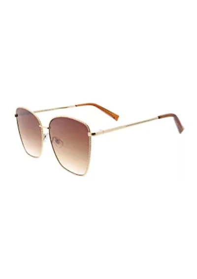 Large Metal Butterfly Sunglasses