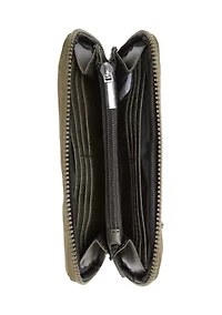 Padded Zip Around Wallet