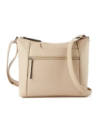 Pebble Shoulder Bag with Front Zip Pocket