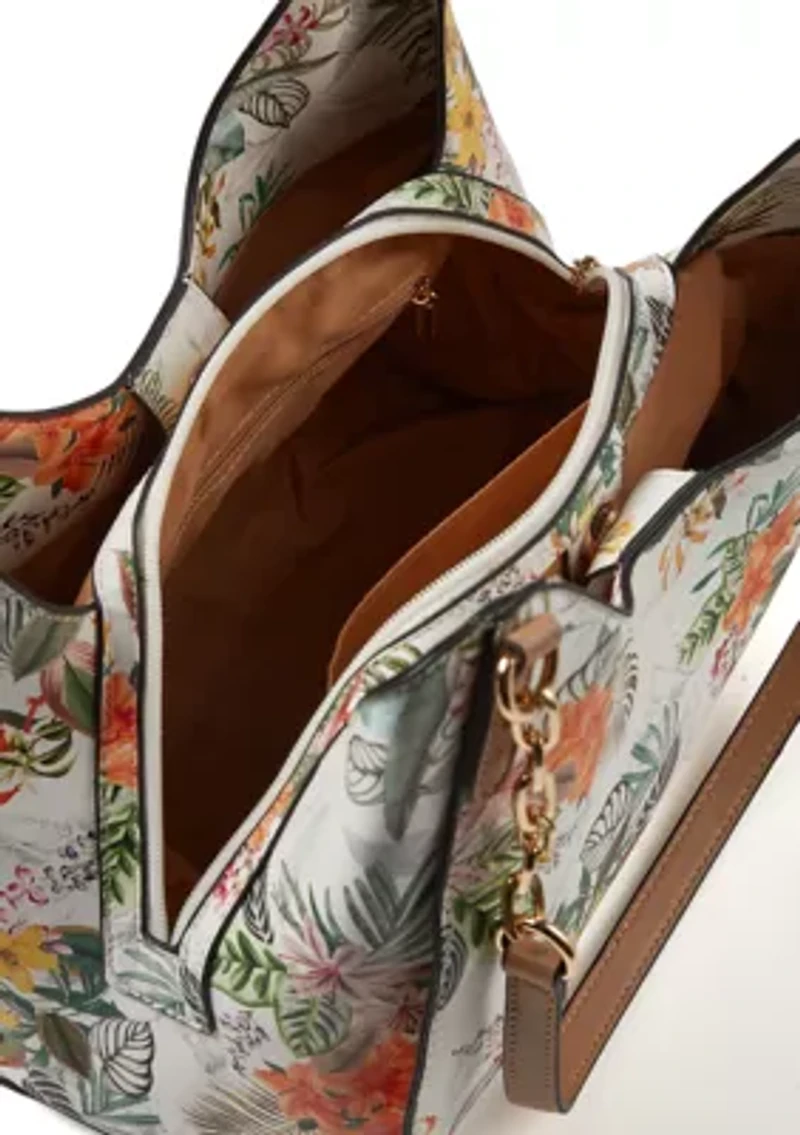 Floral Satchel 