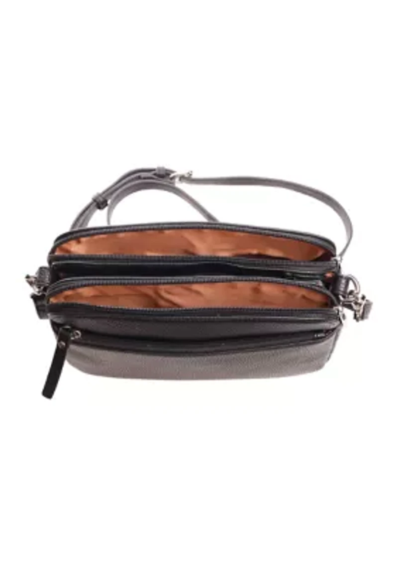 Multi Comp Polyurethane Crossbody Bag