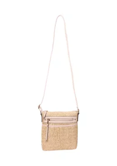 Straw Crossbody Bag