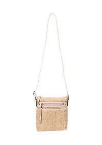 Straw Crossbody Bag