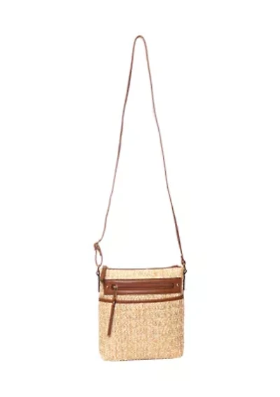 Straw Crossbody Bag