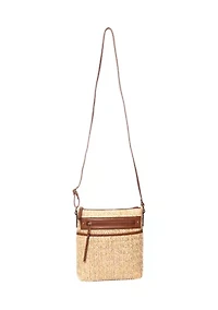 Straw Crossbody Bag
