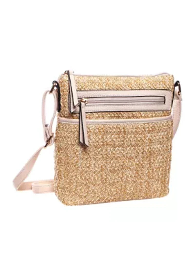 Straw Crossbody Bag