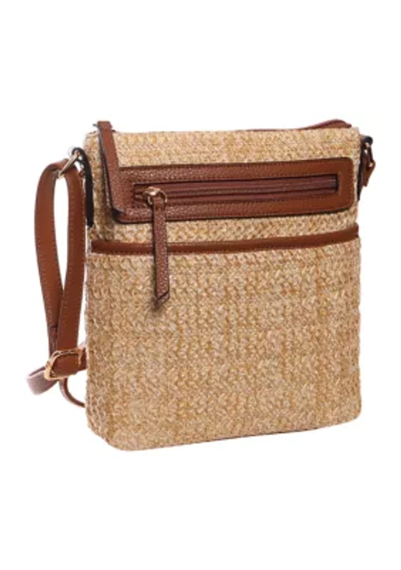 Straw Crossbody Bag