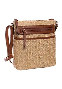 Straw Crossbody Bag