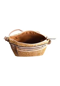 Straw Crossbody Bag
