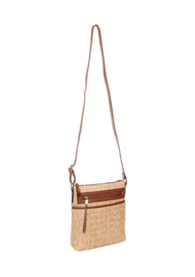 Straw Crossbody Bag