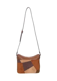 Mixed Media Crossbody Bag